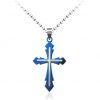Blue Cross Necklace
