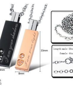 Couple Matching Necklace Set