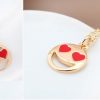Smiley Emoji Necklace-Gold-n22883-2