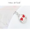 Smiley Emoji Necklace-Silver-n22884-2